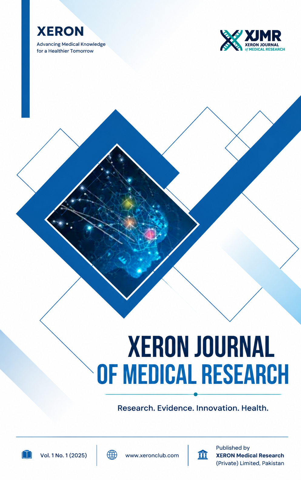 Cover of XERON Journal of Medical Research, Volume 1, Issue 1, 2025